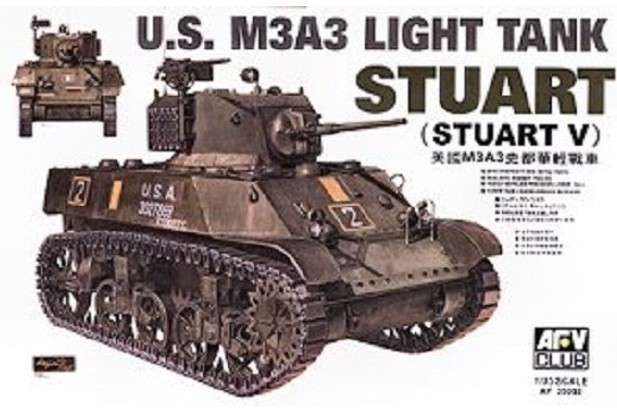 AFV 1:35 35053 M3a3 Stuart Light Tank