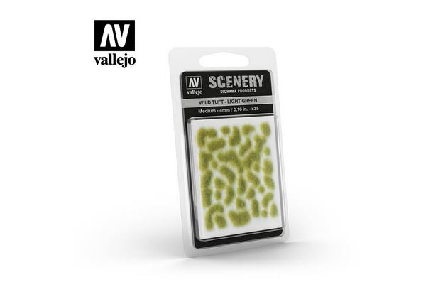 Vallejo SC407 Scenary Wild Tuft Medium 4mm - Light Green