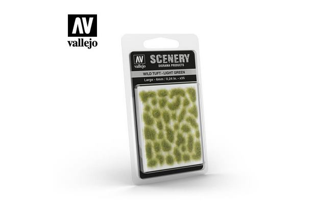 Vallejo SC417 Scenary Wild Tuft Large 6mm - Light Green