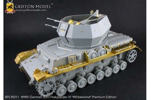 Griffon Model BPL35011 1:35 2cm Flakpanzer IV Wirbelwind Premium Set