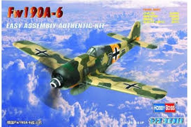 Hobby Boss 1:72 80245 -Easy Kit- Fw 190A-6