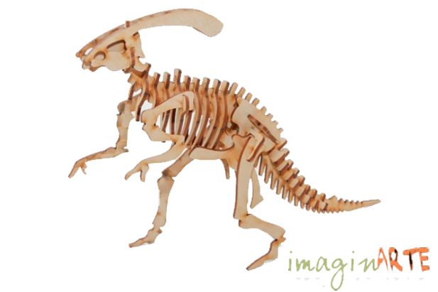 Imaginarte Maqueta Corte Laser - Parasaurolophus 25cm