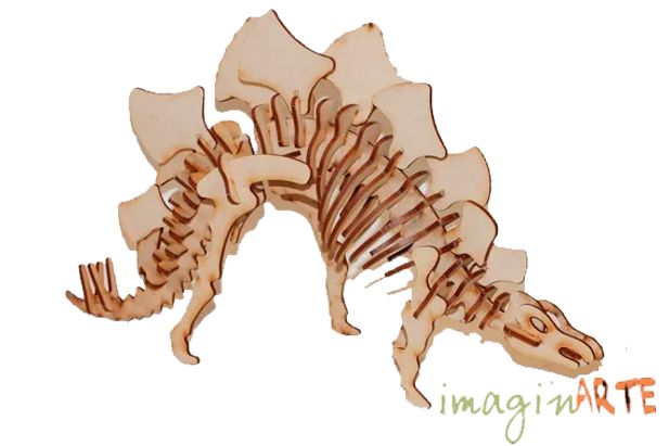 Imaginarte Maqueta Corte Laser - Stegosaurio