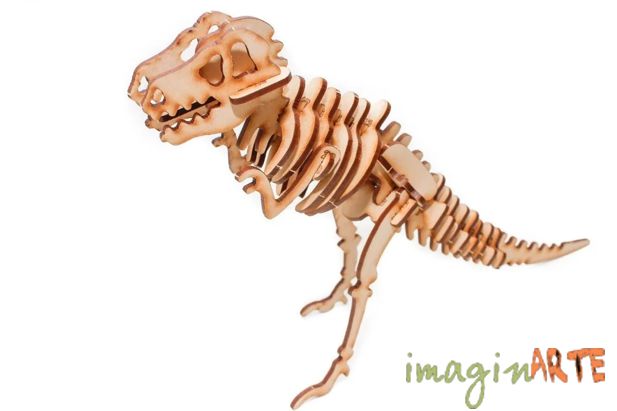 Imaginarte Maqueta Corte Laser - T-Rex Gigante 50 x 35cm