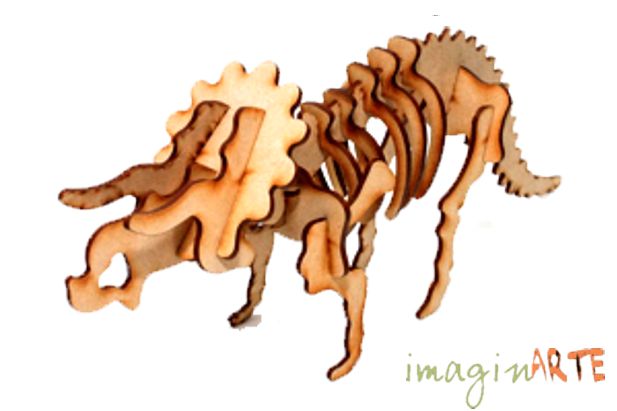 Imaginarte Maqueta Corte Laser - Triceratops