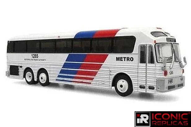 Iconic Replicas 1:87 Eagle Model 10 Motorcoach / Bus - Houston Metropolitan Transit Authority (