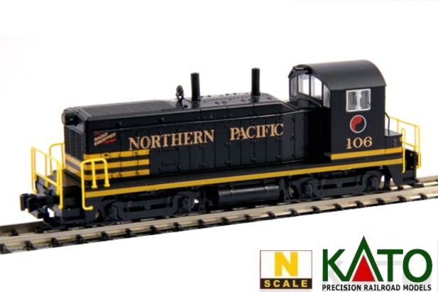 Kato EMD NW2 Switcher Northern Pacific  #102 (Escala N)