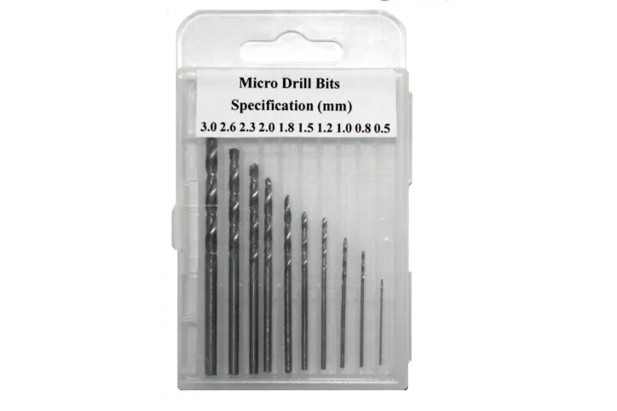 Mini Mechas Drill Set 10pc 0.5 a 3.0mm