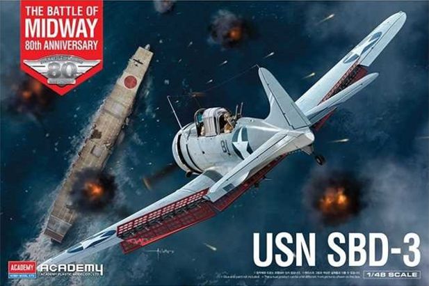 Academy 1:48 12345 USN SBD-3 "Battle of Midway"
