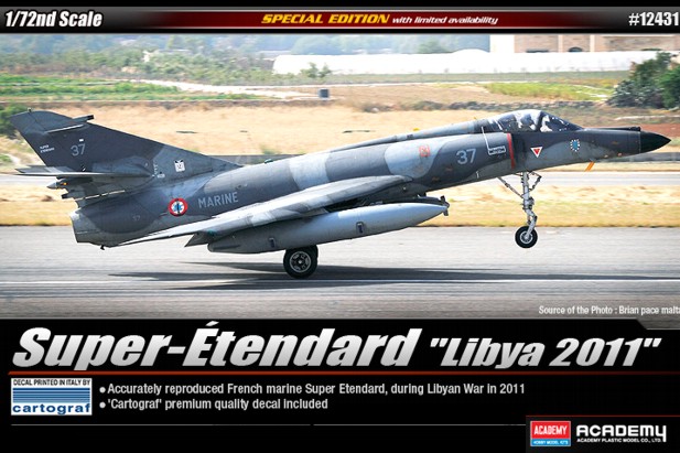 Academy 1:72 12431  Dassault Super Etendard Libya 2011