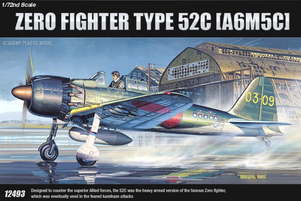 Academy 1:72 12493 A6M5C Zero Fighter Type 52C