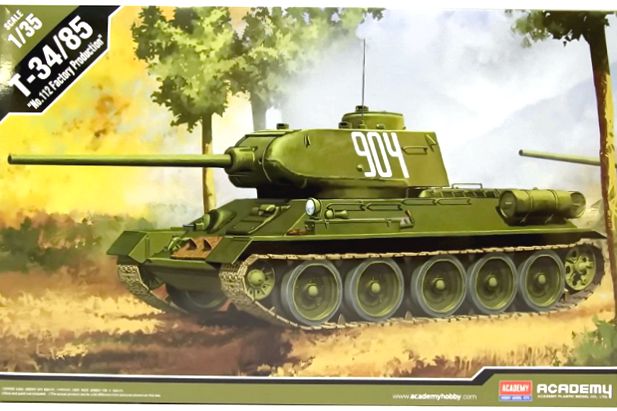 Academy 1:35 13290 T-34/85 No.112 Factory Production