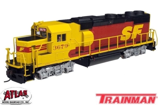 Atlas Trainman Gold - GP39-2 Santa Fe Kodachrome #3669 - DCC & Sound