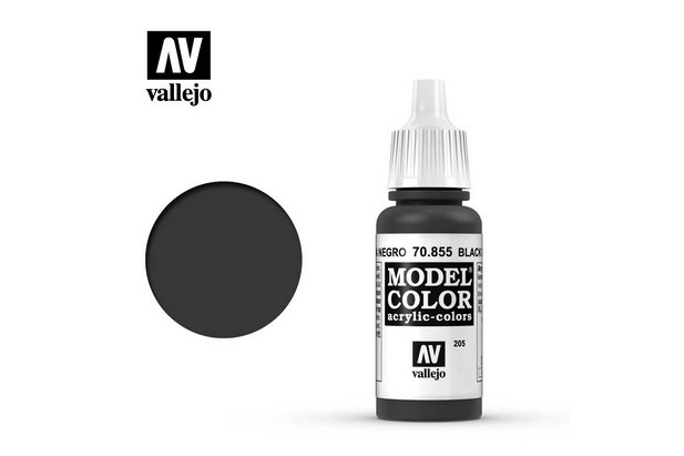 Vallejo Model Color 70855 Patina Negro 17ml