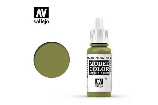 Vallejo Model Color 70857 Oliva Dorado 17ml