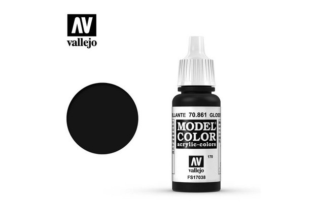 Vallejo Model Color 70861 Negro Brillante 17ml