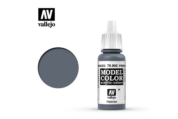 Vallejo Model Color 70900 Azul Francs - French Mirage Blue 17ml
