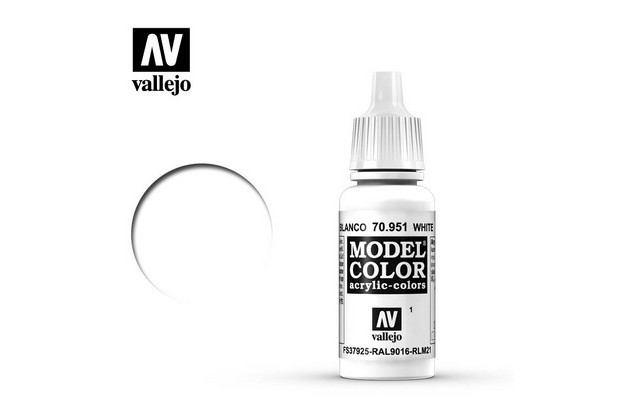 Vallejo Model Color 70951 Blanco 17ml
