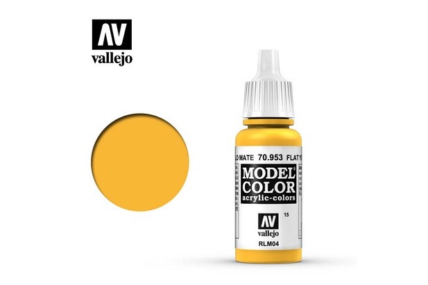 Vallejo Model Color 70953 Amarillo Mate 17ml