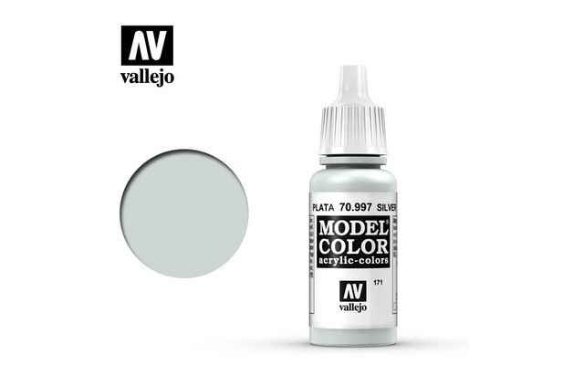 Vallejo Model Color 70997 Plata 17 ml.