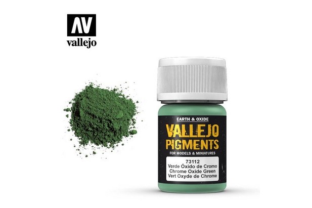 Vallejo Pigmento 73112 Verde Oxido de Cromo 35 ml