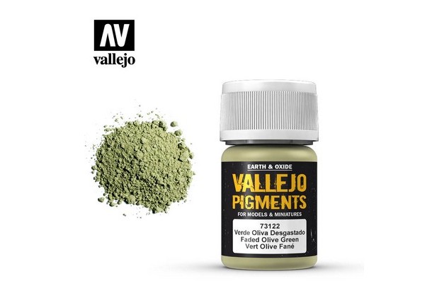 Vallejo Pigmento 73122 Verde Oliva Desgastado 35 ml