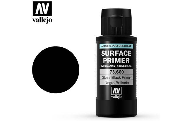 Vallejo 73660 Surface Primer Negro Brillante 60ml