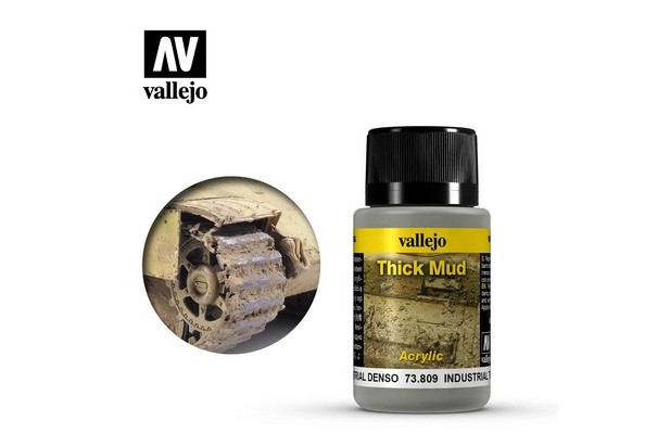 Vallejo Wheathering Effects 73809 Barro Industrial Denso 40 ml
