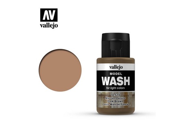 Vallejo Model Wash 76514 Marrn Oscuro 35ml