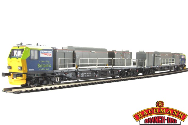 Bachmann Branchline 31-575 Windhoff MPV (Multi-Purpose Vehicle) Network Rail