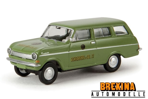 Brekina 20362 1962 Opel Kadett A CarAVan Schenker 1:87