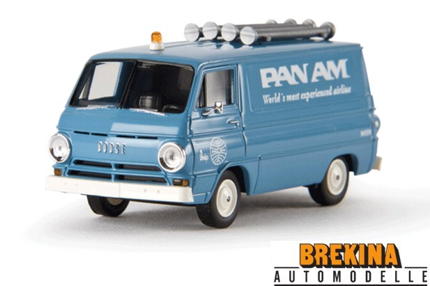 Brekina 34358 1964 Dodge A 100 Cargo Van Pan Am 1:87