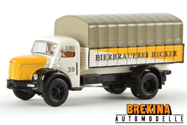 Brekina 85314 1949-1963 Berliet GLR 8 Bierbrauerei Becker