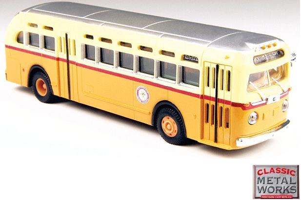 Classic Metal Works MiniMetals GMC TD 3610 Transit Bus 1:87