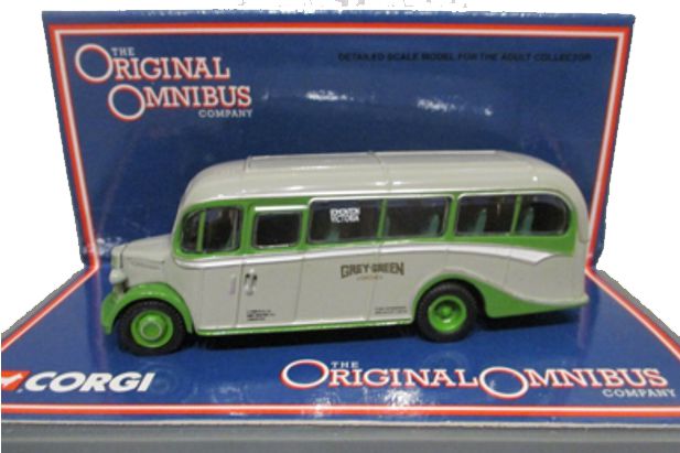 Corgi Original Omnibus 42604 1:76 Scale Bedford OB Coach - Grey Green No. 4228