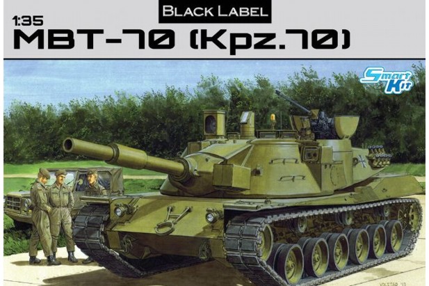 Dragon 1:35 3550 MBT-70 (Kpz.70) Black Label Smart Kit