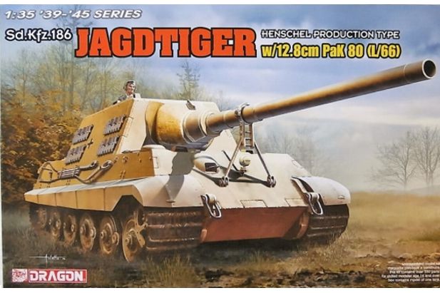 Dragon 1:35 6827 Jagdtiger w/12.8cm PaK.80 (L/66)