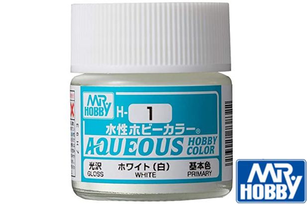 Mr. Hobby  H1 Aqueous Gloss White 10ml