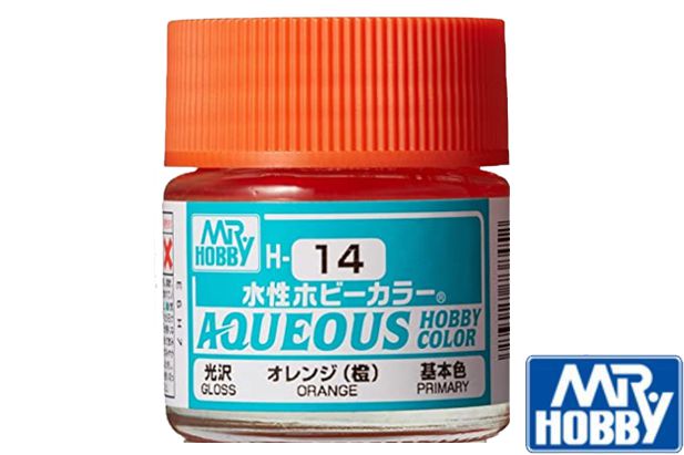 Mr. Hobby H14 Aqueous Gloss Orange 10ml