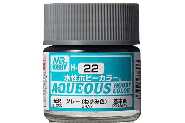 Mr. Hobby H22 Aqueous Gloss Gray 10ml