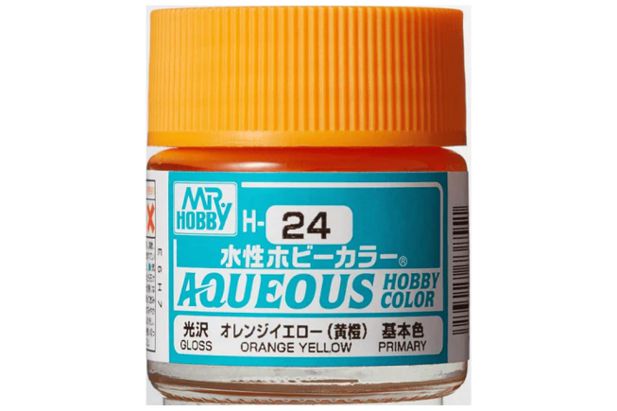 Mr. Hobby H24 Aqueous Gloss Orange Yellow 10ml
