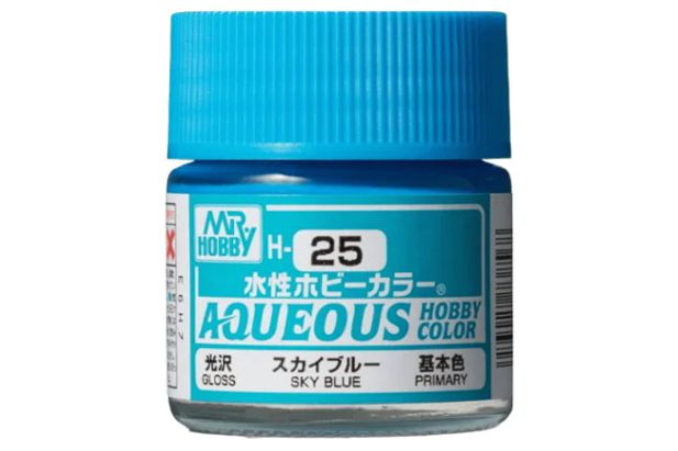 Mr. Hobby H25 Aqueous Gloss Sky Blue 10ml