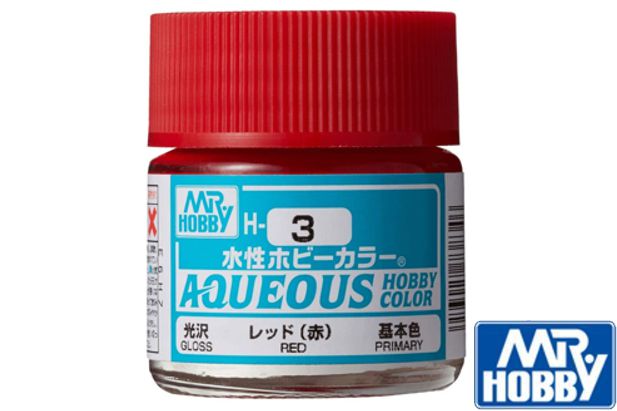 Mr. Hobby  H3 Aqueous Gloss Red 10ml