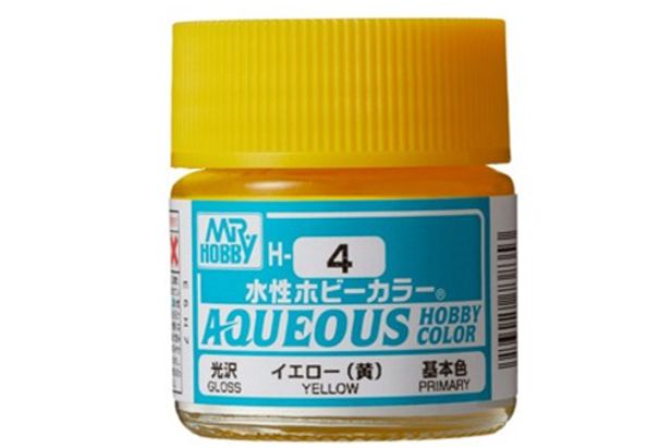Mr. Hobby  H4 Aqueous Gloss Yellow 10ml