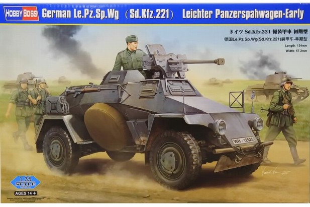 Hobby Boss 1:35 83813 Sd.Kfz.221 Leichter Panzerspahwagen-Early version