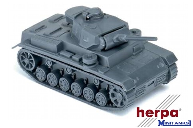 Herpa Minitanks 740401 German Army WWII Panzer III