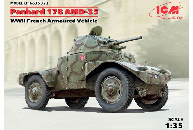 ICM 1:35 35373 Panhard 178 AMD-35 WWII French Armoured Vehicle