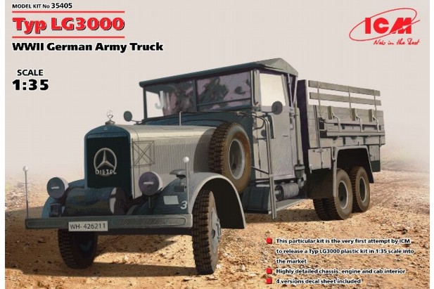 ICM 1:35 35405 Typ LG3000 WWII German Army Truck