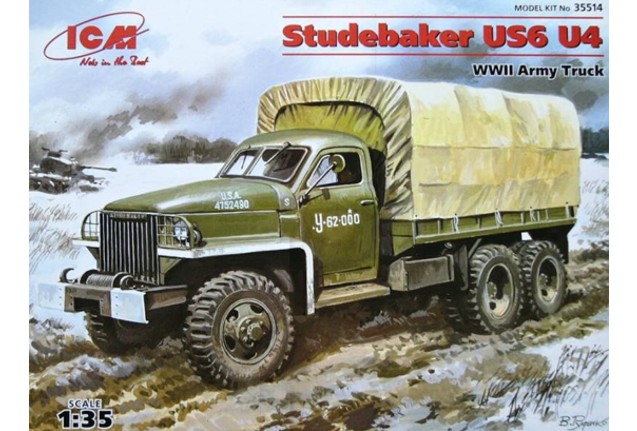 ICM 1:35 35514 Studebaker US6 U4 WWII Army Truck