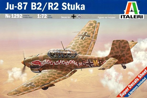 Italeri 1:72 1292 Ju 87B-2/R2 Stuka